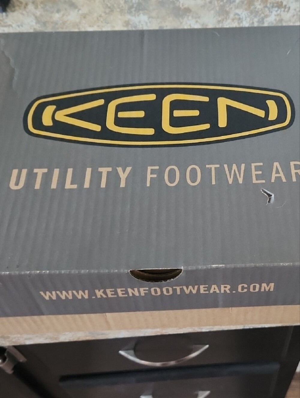 Keen Composite Toe Utility Workshoes In Black - New Never Worn - In Original Box